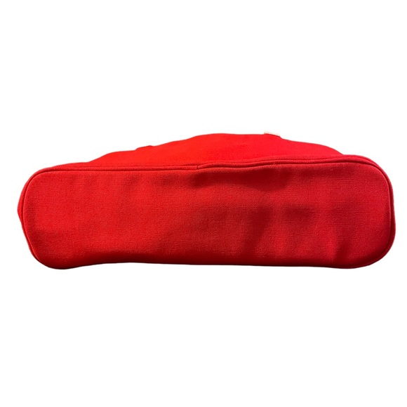 Red White &Blue Nautical Patriotic Vintage Retro Clear Studded Rope Handle Bag - Picture 9 of 9